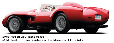 1958 Ferrari 250 Testa Rossa © Michael Furman, courtesy of the Museum of Fine Arts 