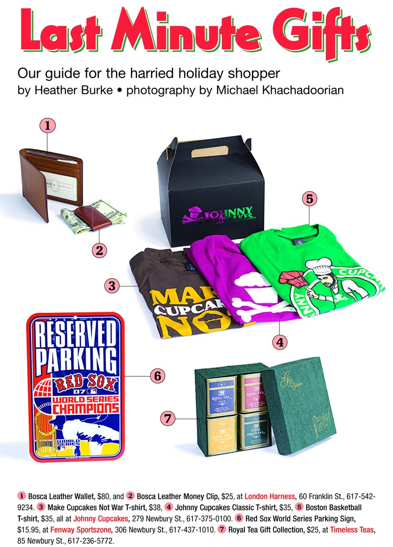 Find the perfect gift for everyone on your list by Heather Burke, photography by Michael Khachadoorian