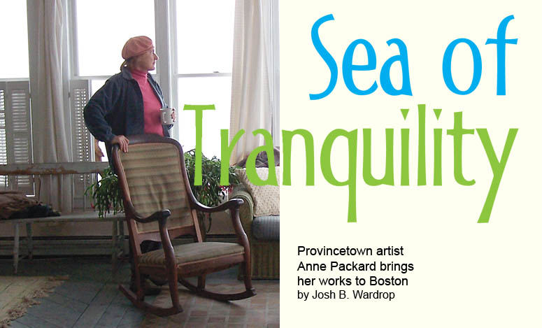 Sea of Tranquility - Provincetown artist Anne Packard brings her works to Boston, by Josh B. Wardrop